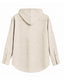 Cream Hooded Shirt