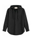 Black Hooded Shirt