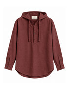 Brick Hooded Shirt