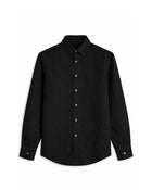 Black Embroidered Stardust Cut-away collar