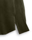 Olive Green Cuban Collar Long Sleeve Shirt