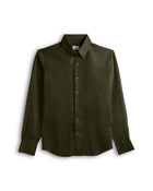 Olive Green Button Down Shirt