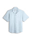 Sky Blue Cuban Collar Shirt