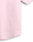 Pink Cuban Collar Shirt