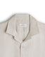 Sand Cuban Collar Long Sleeve Shirt