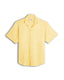 Yellow Cuban Collar Shirt