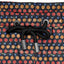 Printed, swim shorts with abstract pattern in black