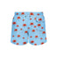 House of Malabaar printed boy's blue swim shorts with palm trees