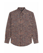 Midnight Mosaic Linen Shirt