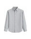 Sage Stripes Cut-Away Collar