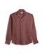 Brick Cuban Collar Long Sleeve Shirt