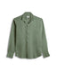 Sage Cuban Collar Long Sleeve Shirt