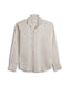 Sand Cuban Collar Long Sleeve Shirt