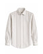 Soft Dune Stripe Cut Away shirt